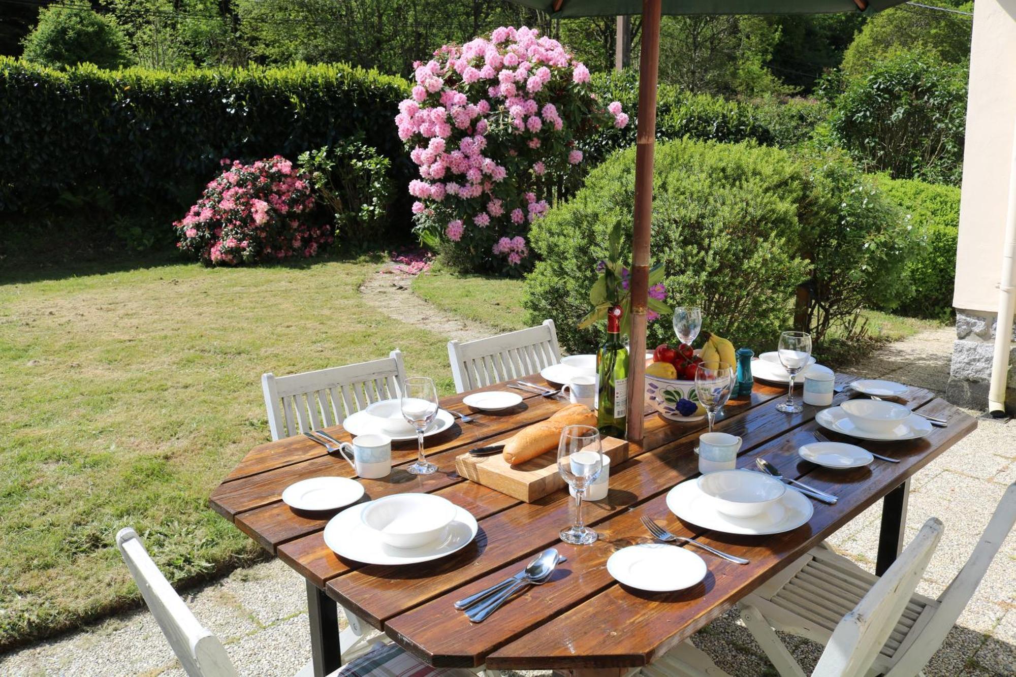 Fontaine Blanche River View, Large Patio & Garden In Central Brittany With Starlink Wifi Treffrin Extérieur photo